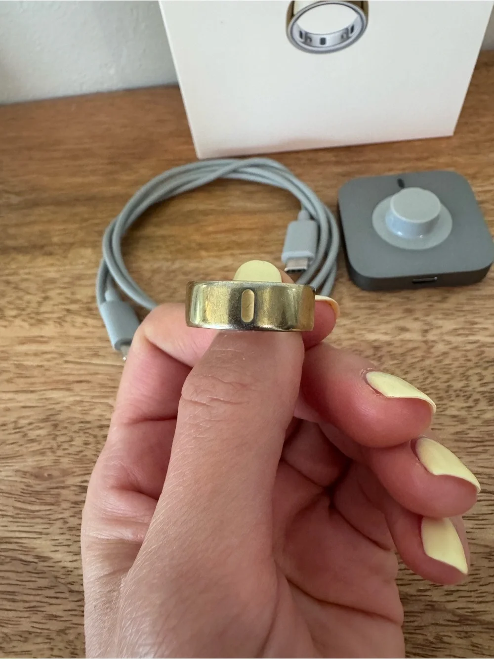 Oura Ring 4, Size 7, Gold